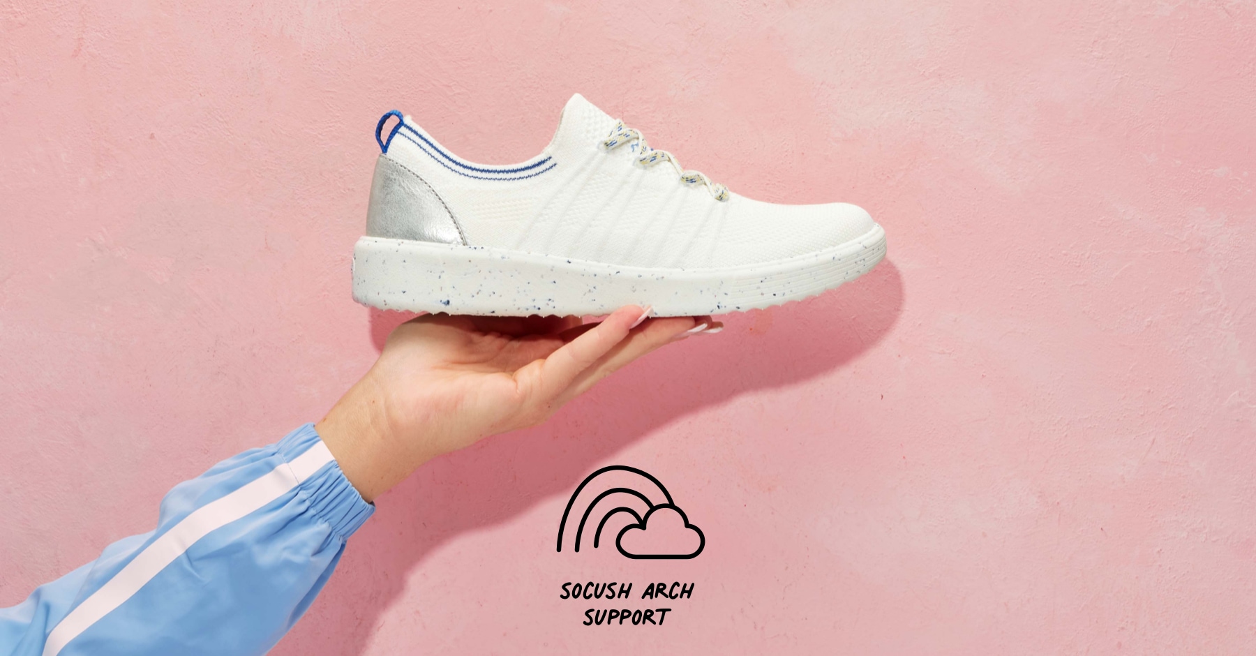 shoes with socush arch support