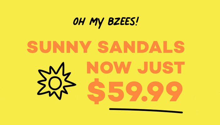 Sandals Marked Down to $59.99