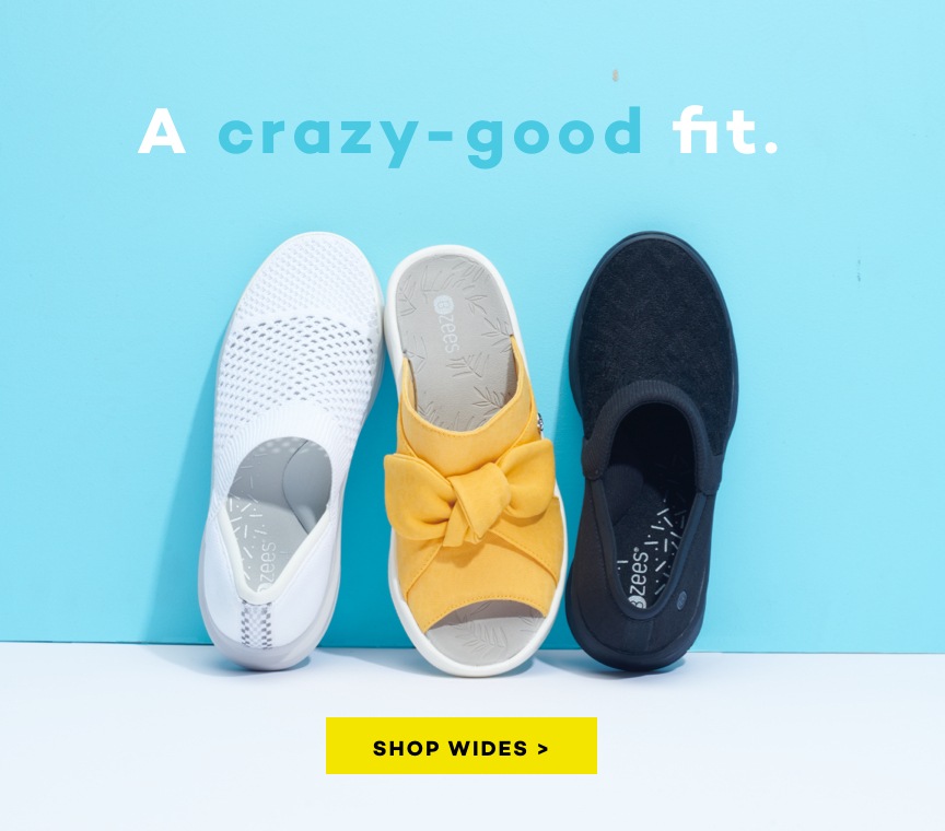 bzees wide width shoes