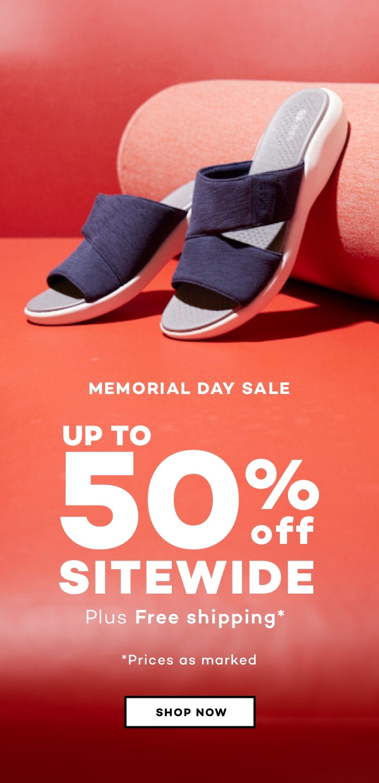 MEMORIAL DAY SALE. UP TO 50% SITEWIDE Plus Free shipping. Prices as marked. SHOP NOW.