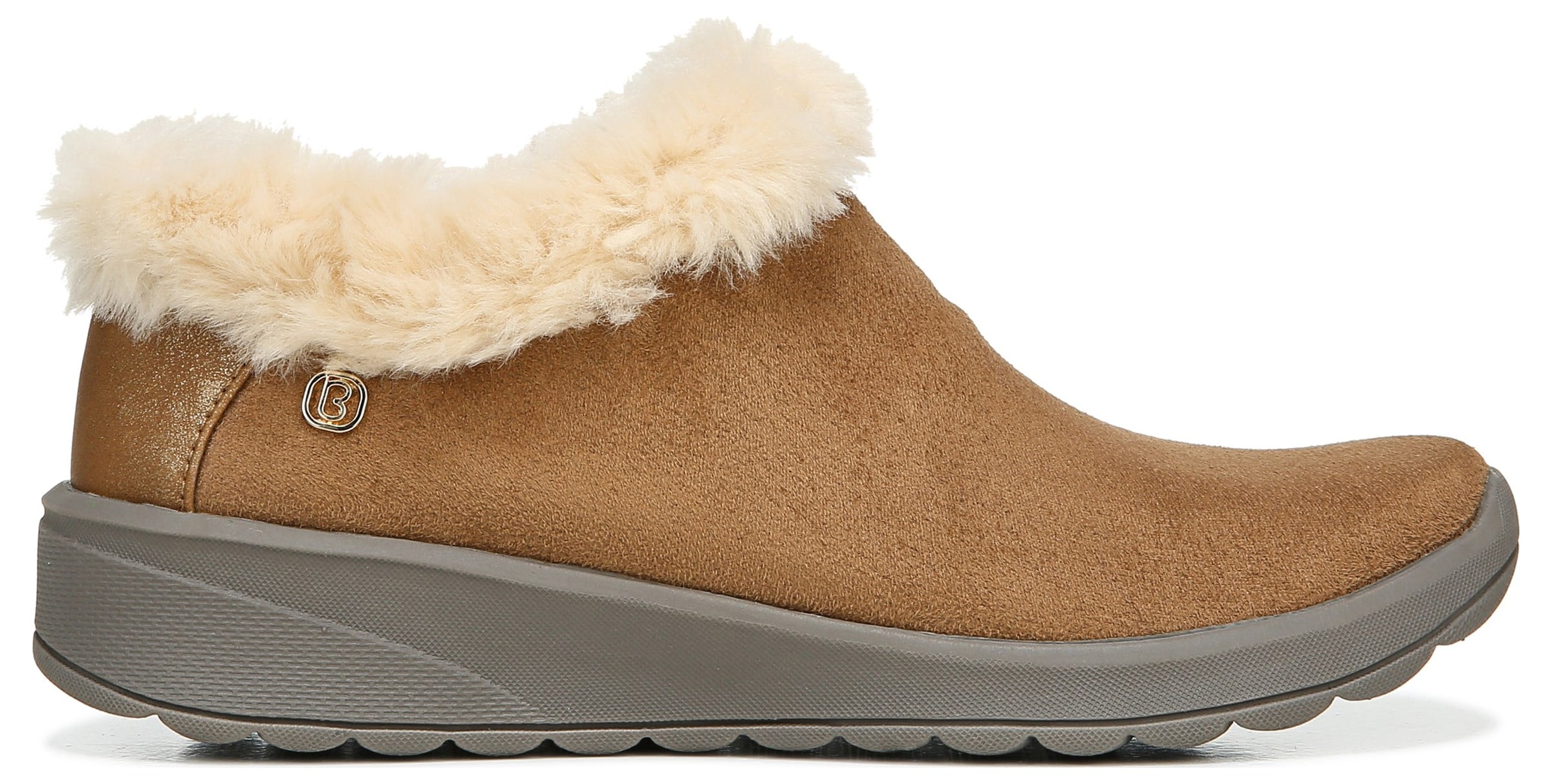 bzees golden go women's washable faux fur ankle boots