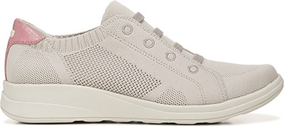 bzees golden fur trim washable slip on sneakers