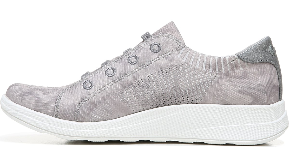 bzees golden fur trim washable slip on sneakers