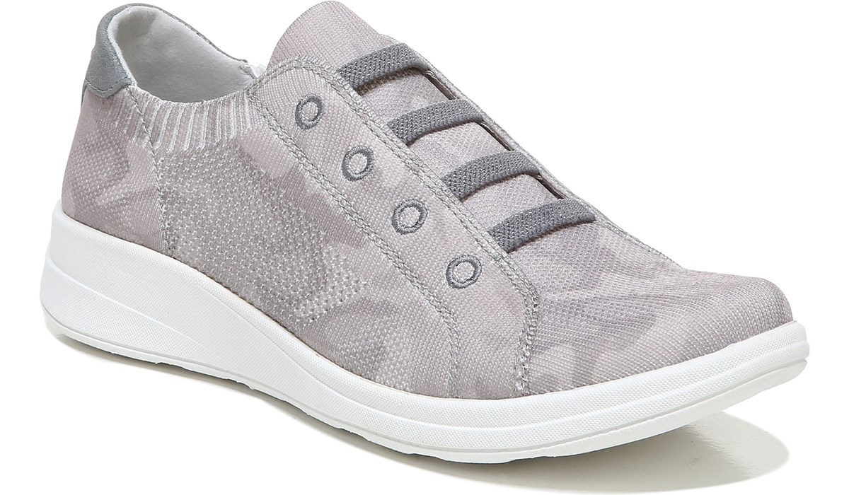 bzees golden fur trim washable slip on sneakers