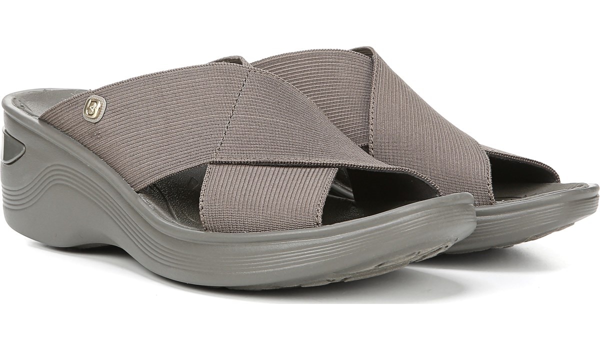 Washable Desire Wedge Sandal in Morel 