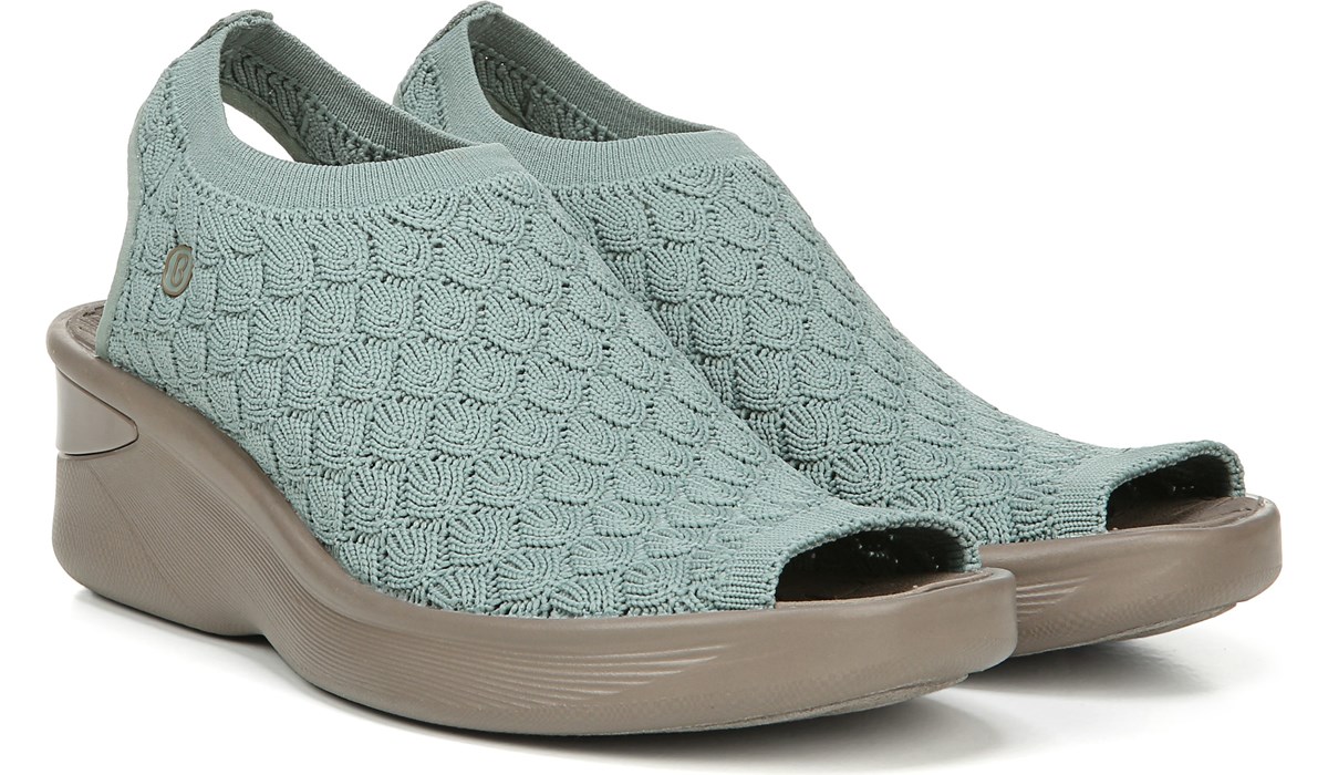 Washable Secret Wedge Sandal in Sage 