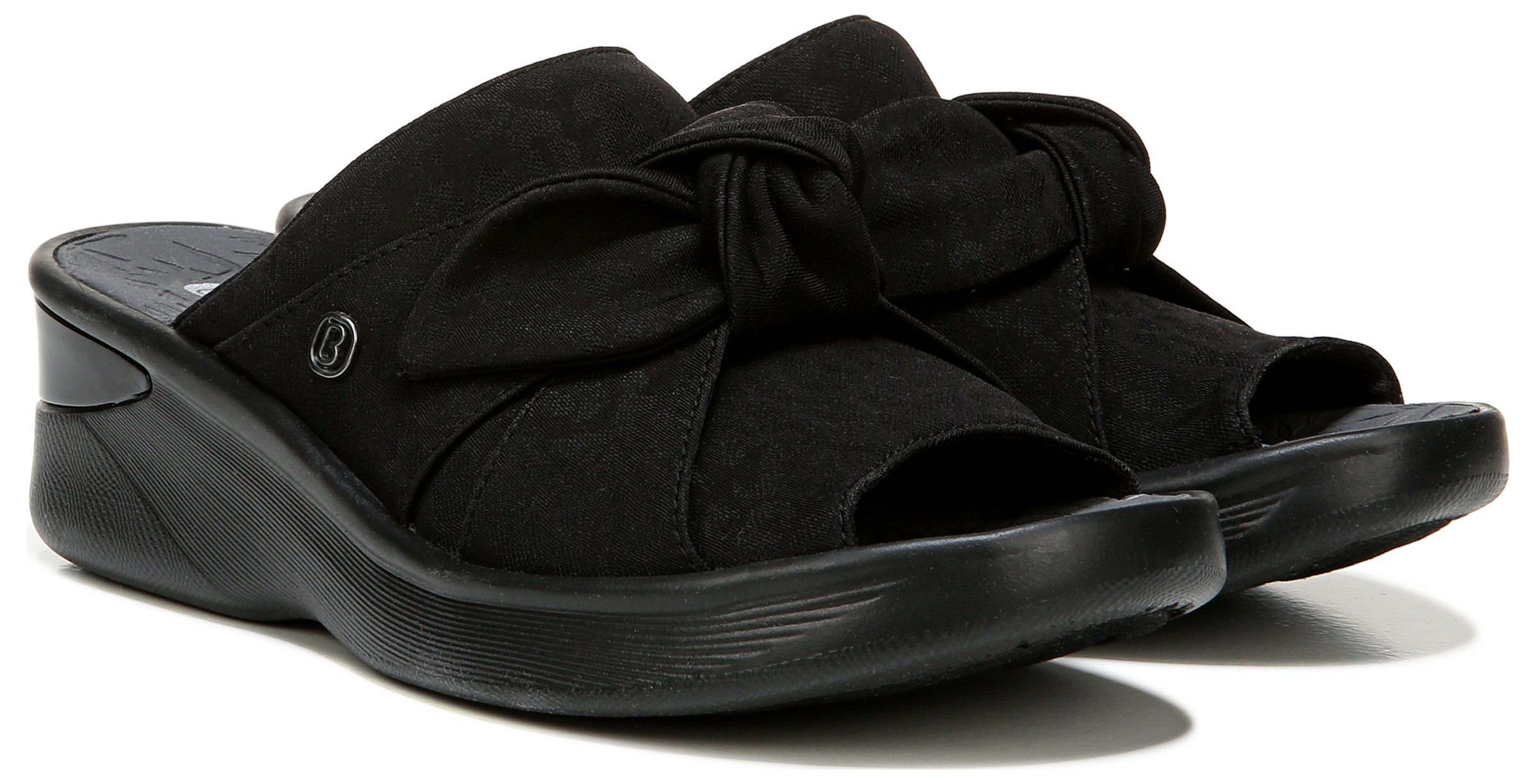 Bzees for LifeStride Smile Wedge Sandal Washable Womens Sandals