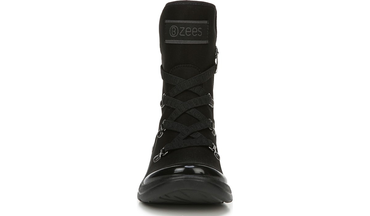 Washable Ricky Hiker Boot in Black Mesh 